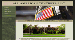 Desktop Screenshot of allamericanconcretellc.com